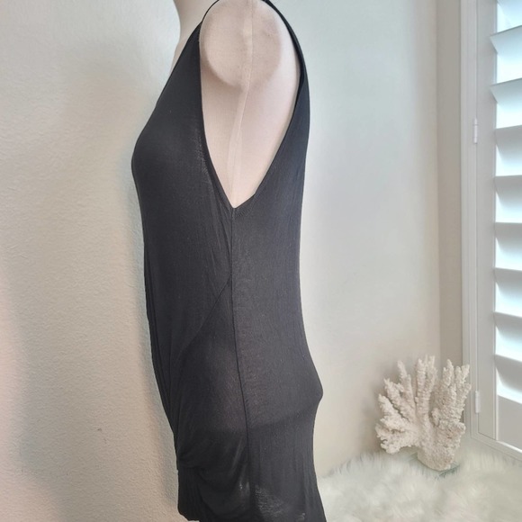 MADEWELL TWISTED SLEEVELESS T-SHIRT DRESS CREW NECK WOMEN'S SIZE LARGE - Picture 8 of 14